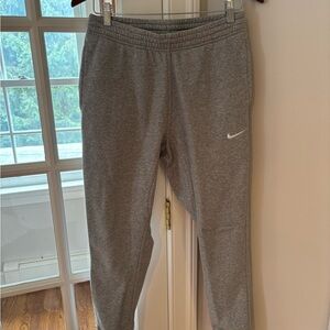Nike Gray Sweatpants with Elastic Waistband